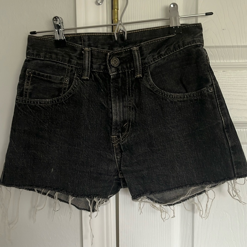 Vintage Levi’s Cut Off Shorts Black